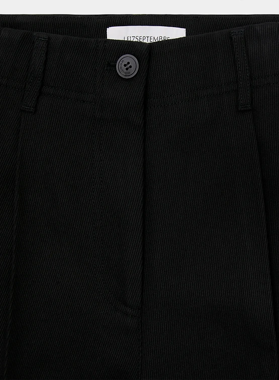 Женские брюки LE17SEPTEMBRE Claire Cotton Twill Black