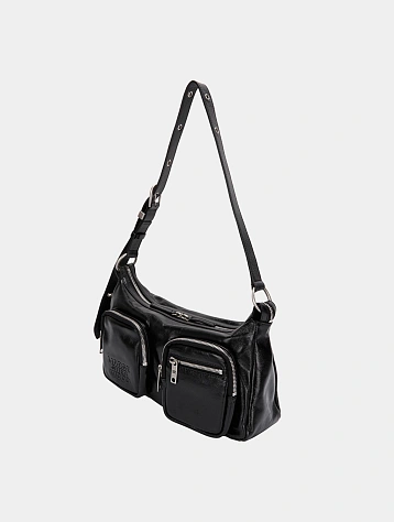 Сумка MARGESHERWOOD Outpocket Hobo Glossy Black