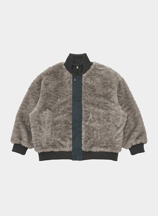 Куртка AMOMENTO Oversize Reversible Shearling Charcoal