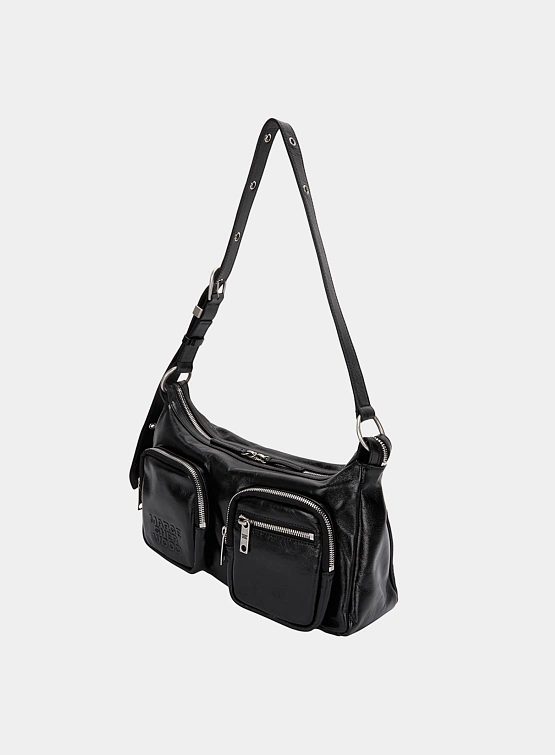 Сумка MARGESHERWOOD Outpocket Hobo Glossy Black