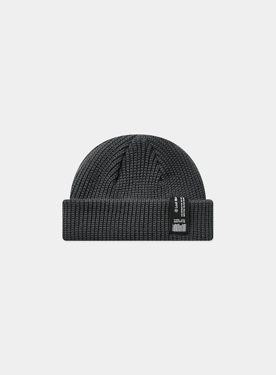 Шапка LMC Label Short Beanie Charcoal