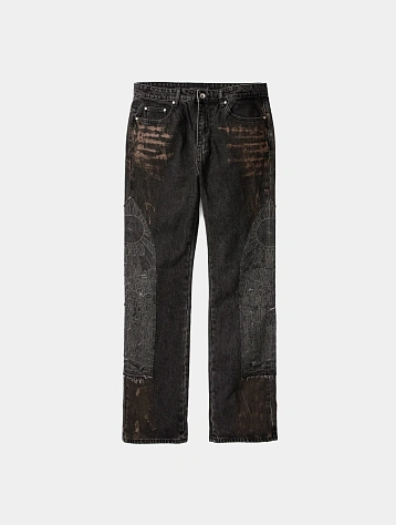 Джинсы WHO DECIDES WAR Mechanic Coal