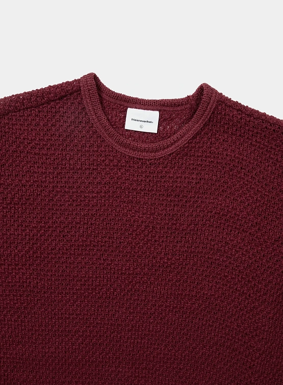 Свитер thisisneverthat Wool Crochet Knit Red