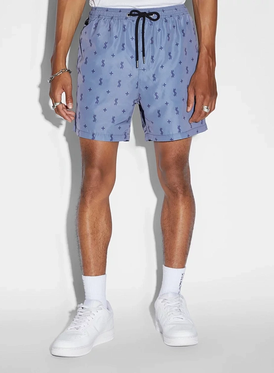 Шорты Ksubi Allstar Boardshort Blue Fin