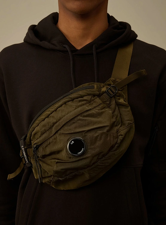 Сумка C.P. Company Nylon B Lens Crossbody Ivy Green