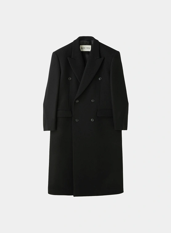 Пальто Recto Classic Tailored Double Breasted Black