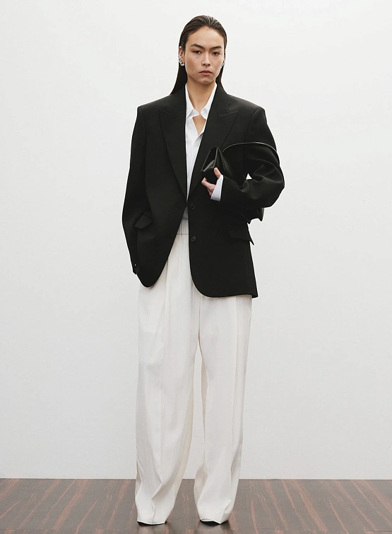 Женский пиджак Recto Structure Wool Tailored Black