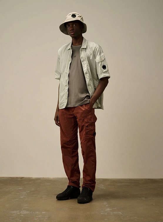 Футболка C.P. Company 70/2 Mercerized Jersey Smoked Pearl