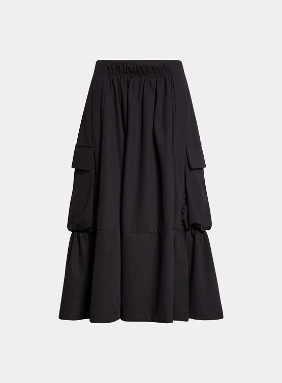 Женская юбка R13 Gathered Cargo Skirt Black