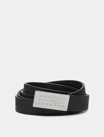 Ремень MM6 Maison Margiela Numeric Grainy Black
