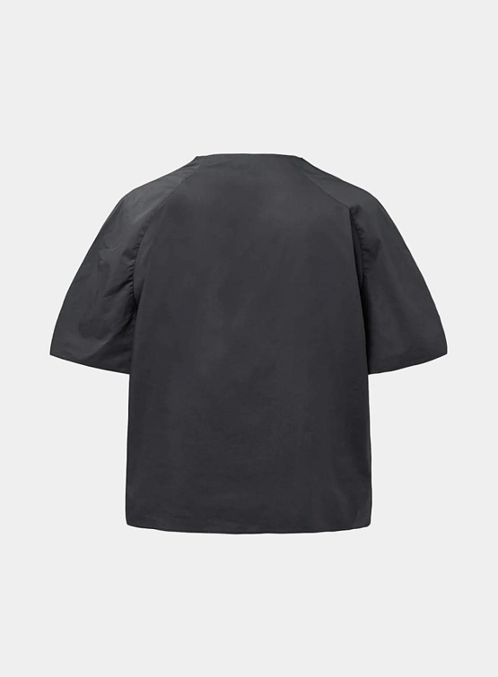 Топ AMOMENTO Raglan Cowl Neck Charcoal