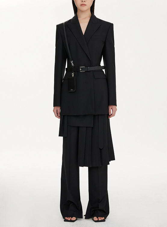 Женский ремень JUUN.J Leather Wallet Detail Belt Suspender