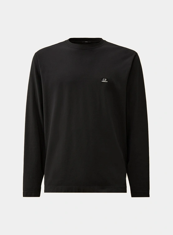 Лонгслив C.P. Company Tacting Piquet Black