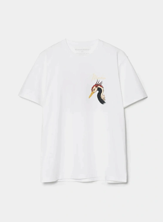 Футболка MAHARISHI 1580 Year Of The Crane White