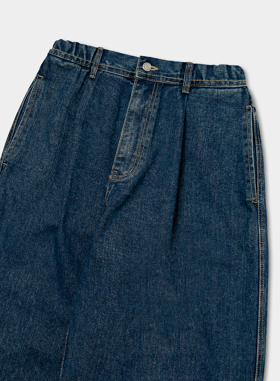 Джинсы ANGLAN Tin Denim Balloon Pants Blue Denim