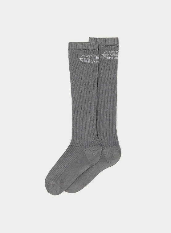 Носки MM6 Maison Margiela Bootleg Grey