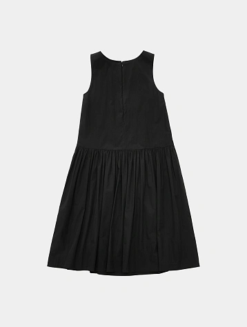 Женское платье AMOMENTO Cotton Shirring Dress Black