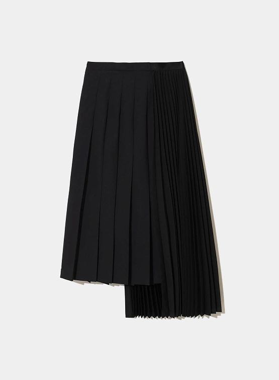 Женская юбка UNDERCOVER Pleated Skirt Side Zipper Black