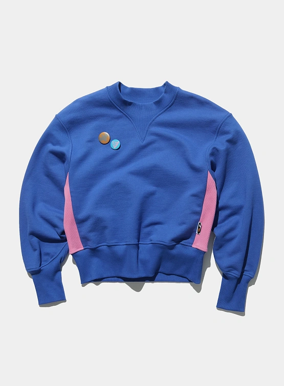 Свитшот Siniy Vsadnik Number Six Sweatshirt Racingblue/Pink