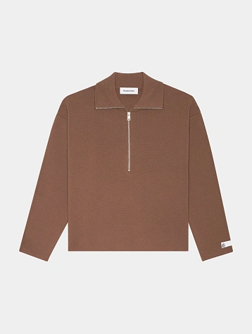 Халф-зип Études Milano Brown