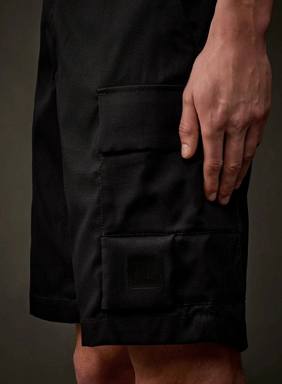 Шорты C.P. Company The Metropolis Series Technical Panama Cargo Black