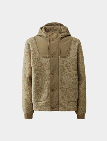 Флисовая куртка C.P. Company Polar Shell Mixed Vintage Khaki