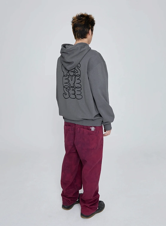 Худи YESEYESEE C-Logo Hoodie Dark Grey