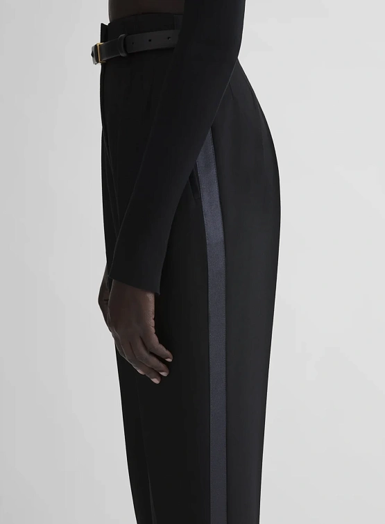 Женские брюки MUGLER Tuxedo Cigarette Stirrup Black