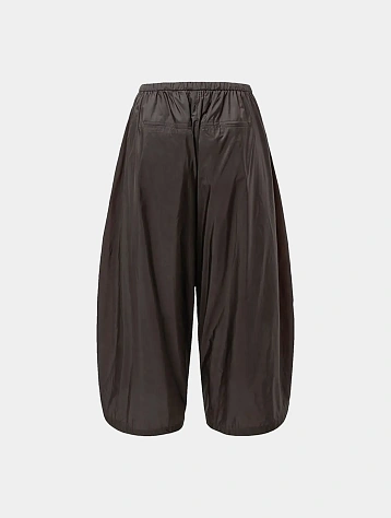 Женские брюки AMOMENTO Nylon Shirring Dark Brown