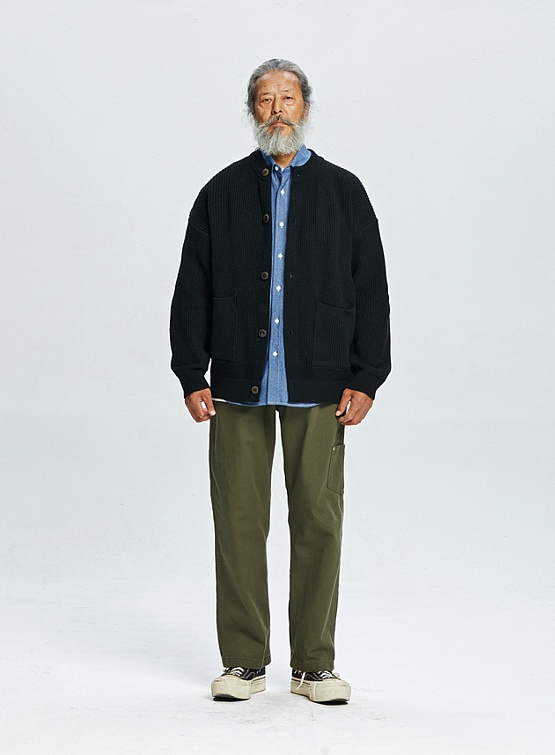 Кардиган FrizmWORKS Heavy Wool Round Black