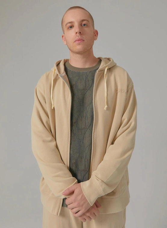 Зип-худи LMC Washed Og Applique Zip Up Beige