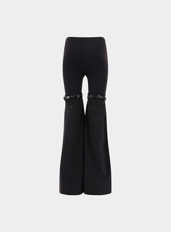 Женские брюки Coperni Hybrid Flare Trousers Black