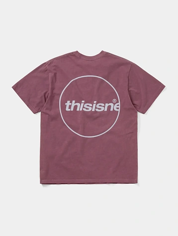 Футболка thisisneverthat C-Logo Tee Fuchsia