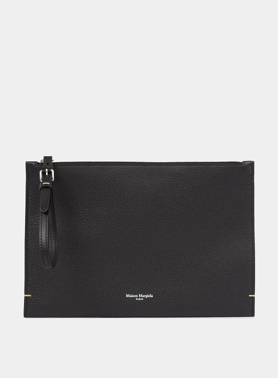 Клатч Maison Margiela Strap Logo Stitch Black