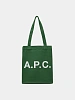 Тоут A.P.C. Lou Tote Bag Vert Sapin