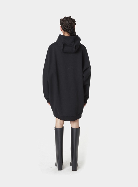 Женское платье Coperni Horn Hooded Dress Black