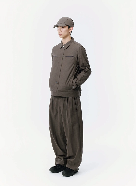 Брюки SAN SAN GEAR Wide Pants Brown