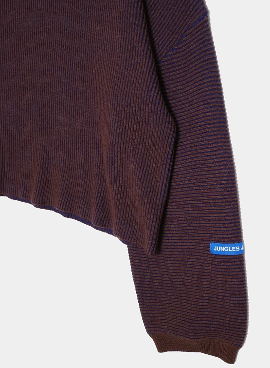 Свитер Jungles Jungles Two Tone Rib Knit Brown/Blue