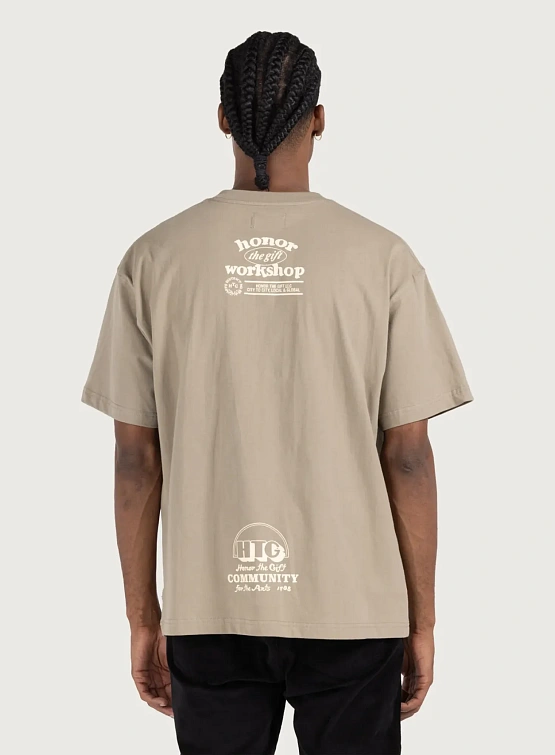 Футболка HONOR THE GIFT Why Not Taupe