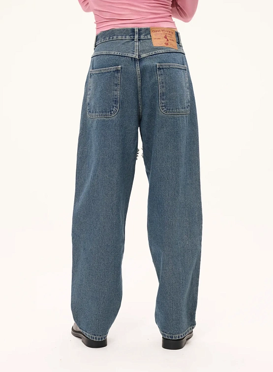 Джинсы Carne Bollente Love Pants 00's Jet Bleached Blue