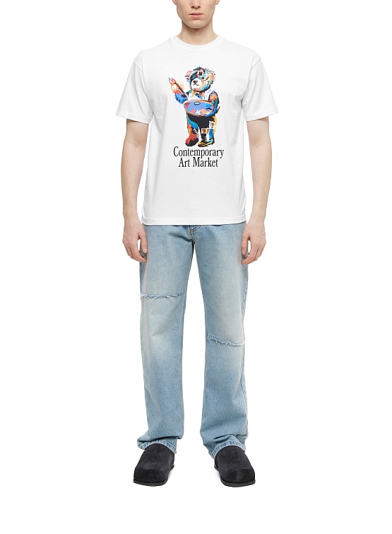 Футболка MARKET Art Market Bear T-Shirt Black