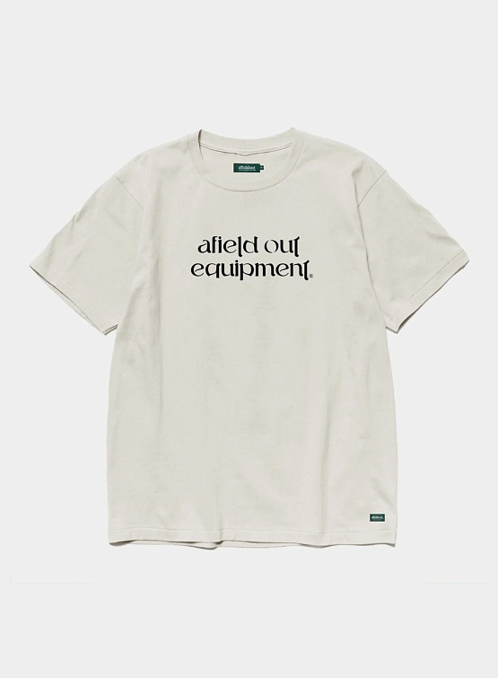 Футболка Afield Out Equipment T-Shirt Bone