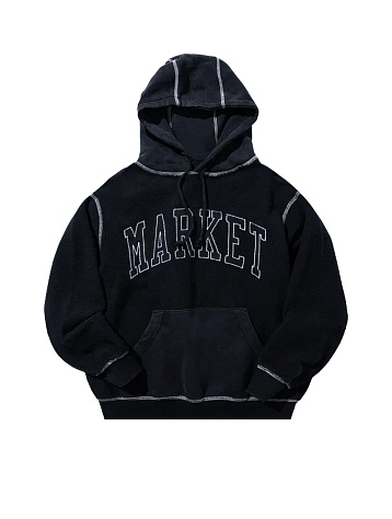 Худи MARKET Reverse Arc Hoodie Washed Black
