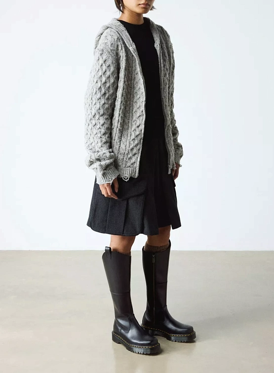 Женские сапоги Dr. Martens Amaayah Knee High Leather Black