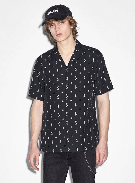 Рубашка Ksubi Allstar Resort Ss Shirt Black