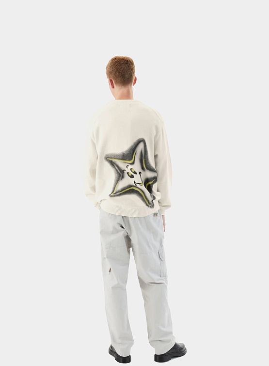 Свитер thisisneverthat Star Knit Sweater Ivory