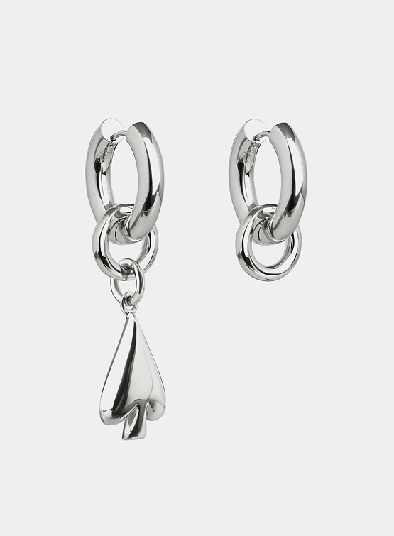 Серьги OMUT Winking Spade