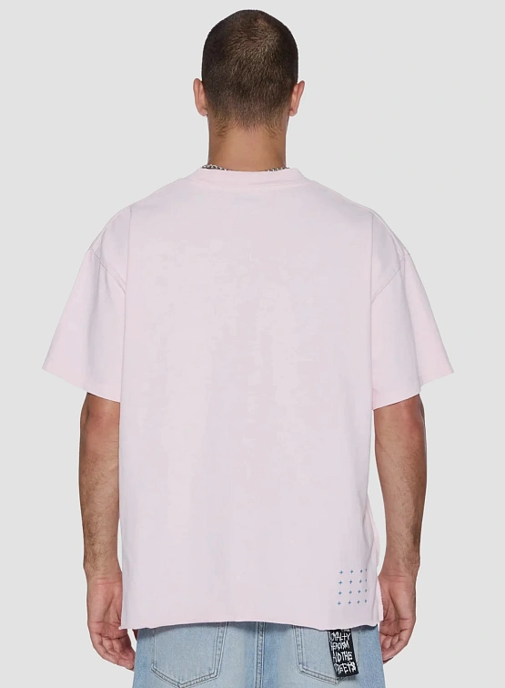 Футболка Ksubi Paradiso Ekcess Tee Ice Pink