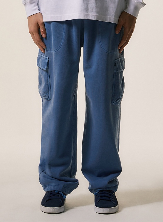 Брюки LMC Overdyed Spiral Cargo Sweat Pants Blue