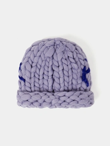 Шапка KidSuper Hand Knit Chunky Lavender